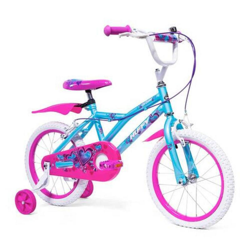 Kinderfahrrad mit Stützrädern Huffy So Sweet 16 Zoll