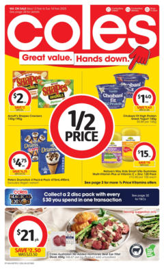 Preview of Coles - Great Value. Hands Down. - 12th February - valid from 11.02.2025