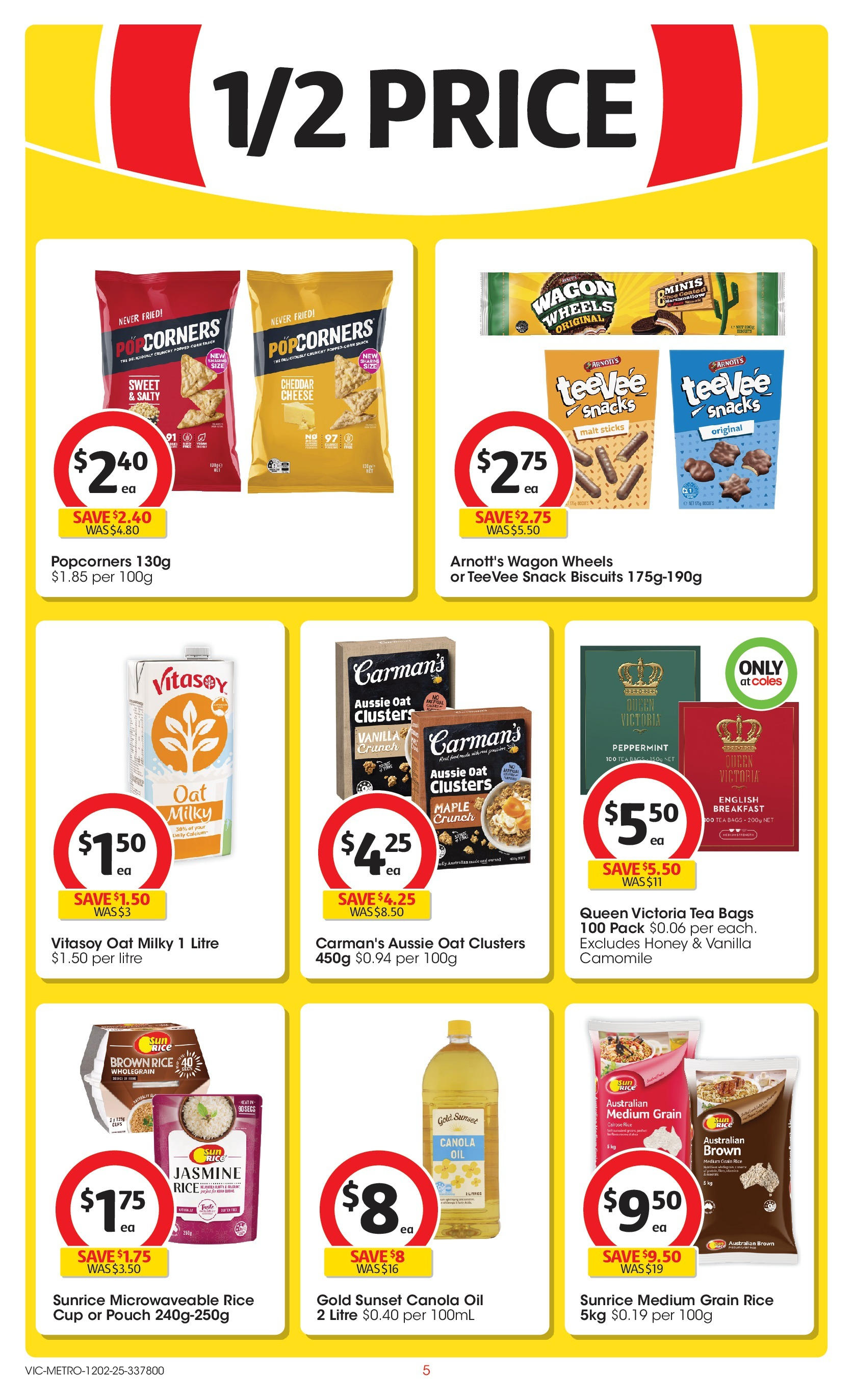 ﻿﻿Coles catalogue valid from 11/02/2025 > Online Australia | Page: 5 | Products: Cheese, Oil, Honey, Biscuits