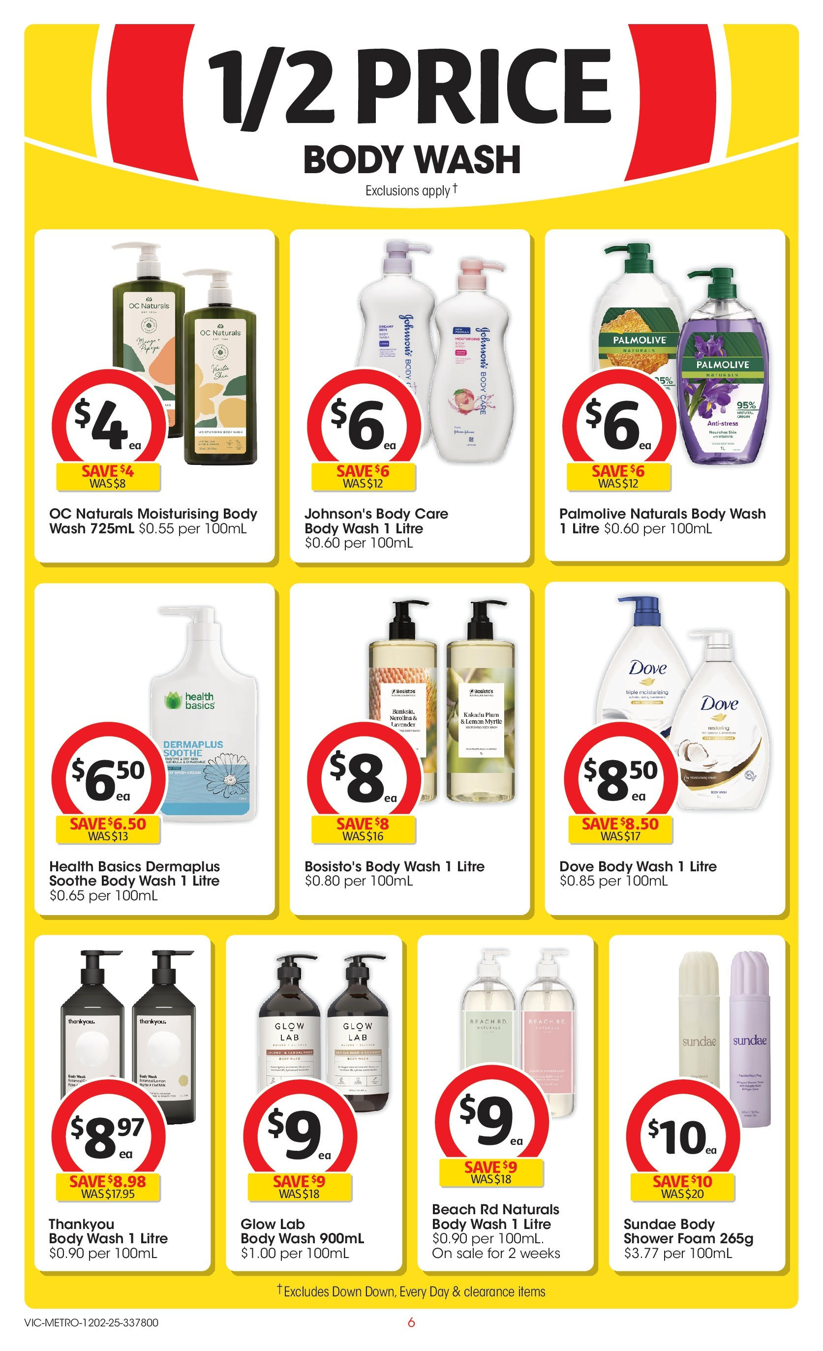 ﻿﻿Coles catalogue valid from 11/02/2025 > Online Australia | Page: 6 | Products: Shower, Cream, Lemon, Mango