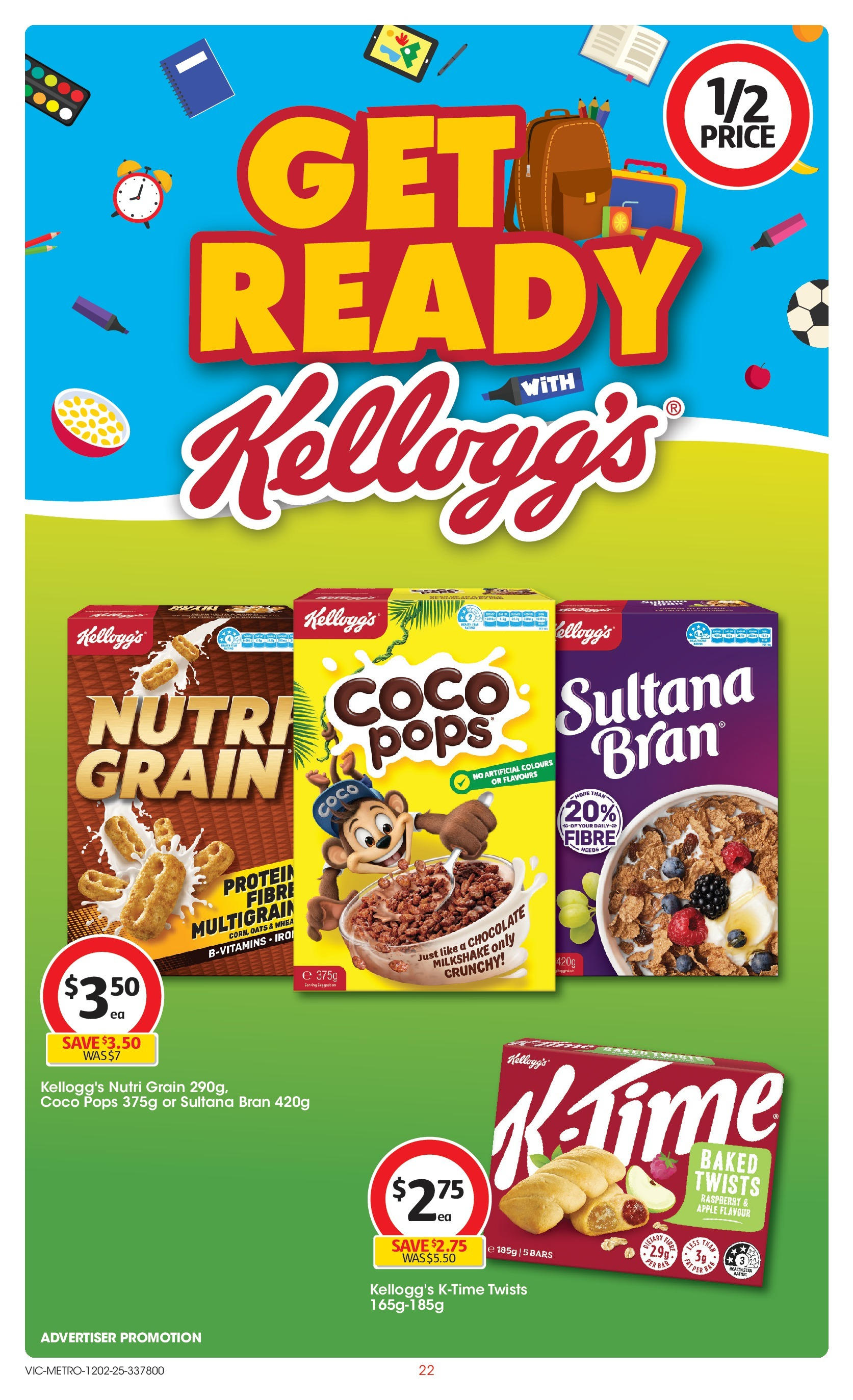 ﻿﻿Coles catalogue valid from 11/02/2025 > Online Australia | Page: 22 | Products: Chocolate, Oats, Raspberry