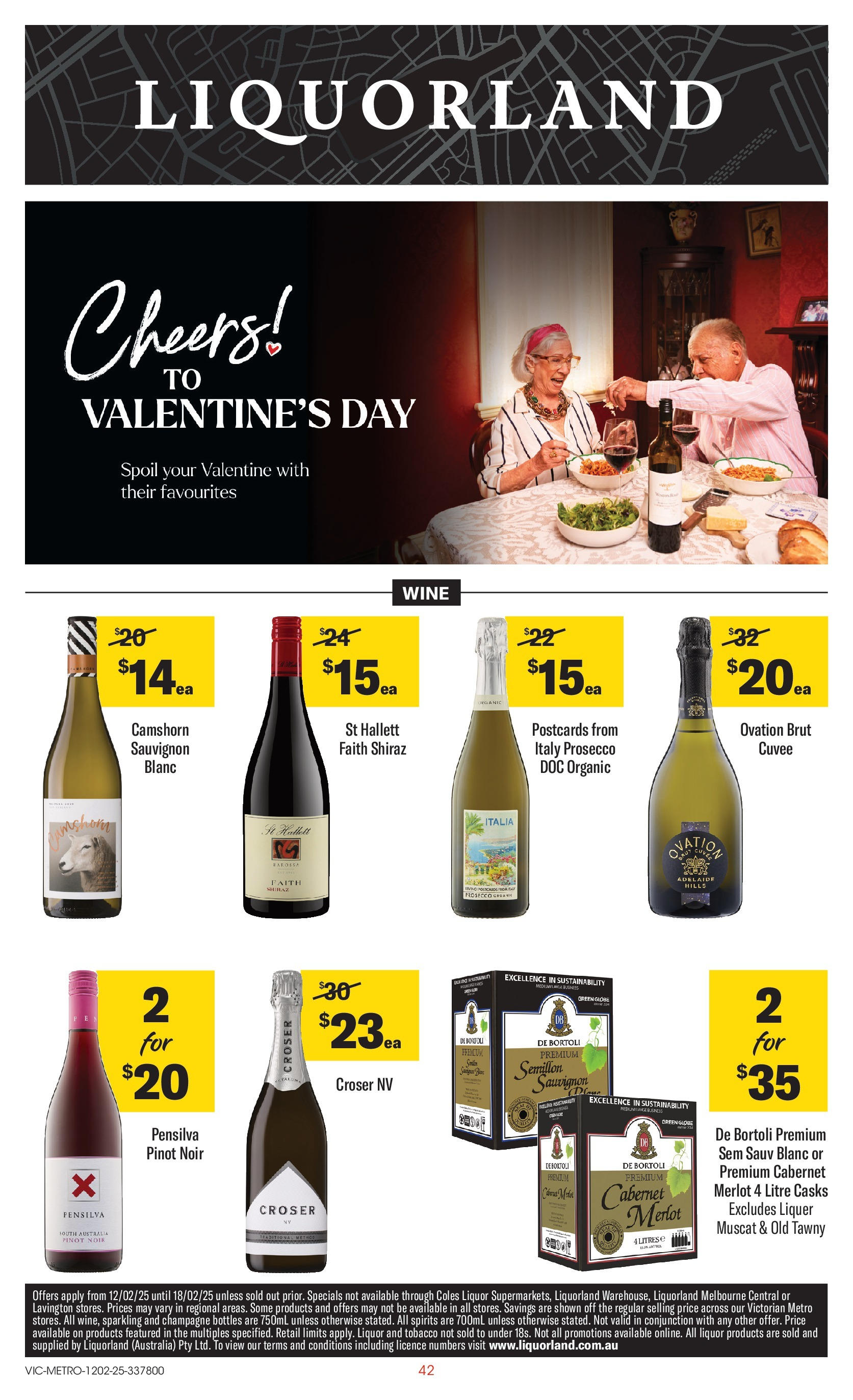 ﻿﻿Coles catalogue valid from 11/02/2025 > Online Australia | Page: 42 | Products: Wine