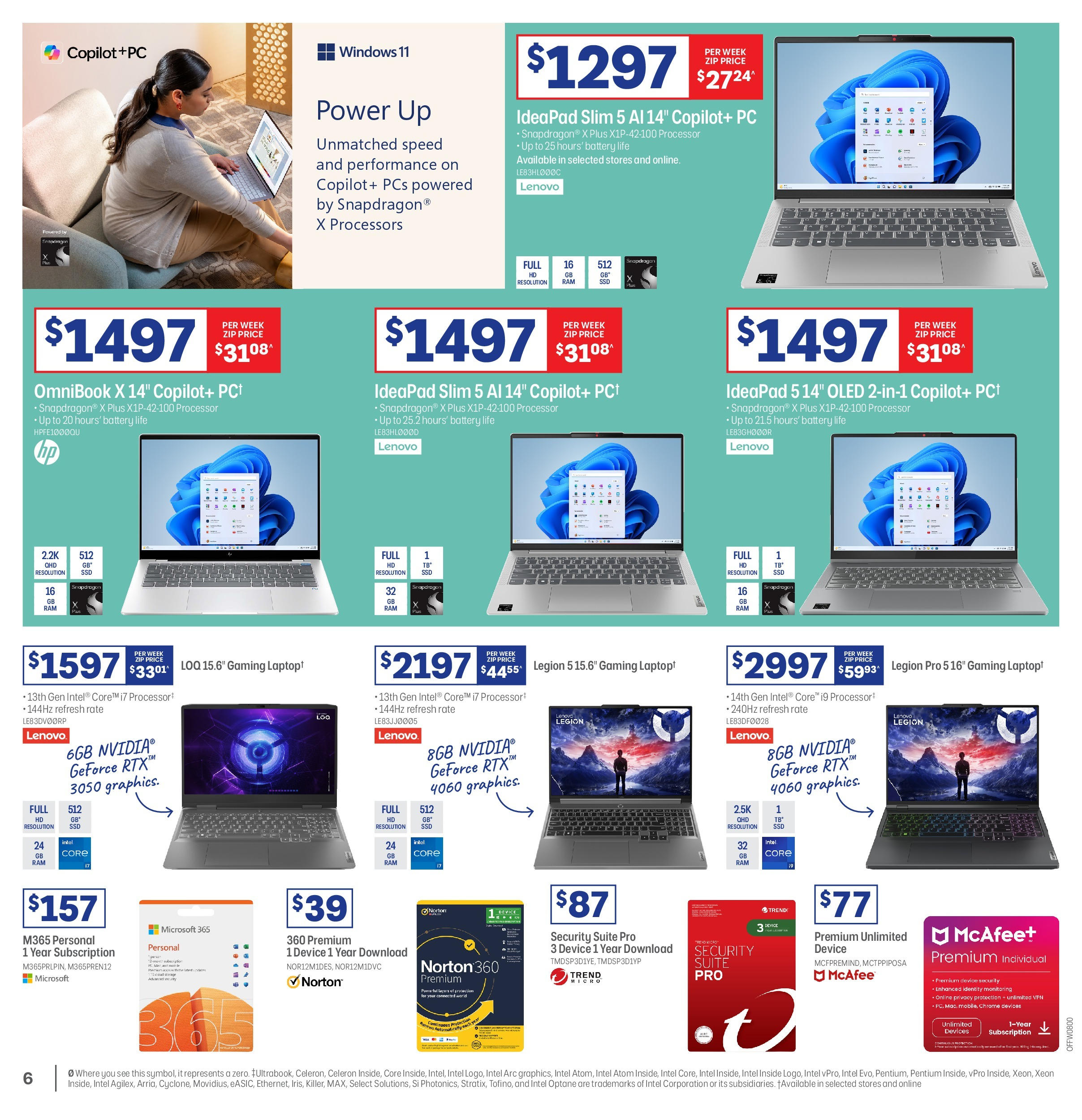 Officeworks Catalogue  - 12/02/2025 > weekly / monthly specials | Page: 6 | Products: Battery, Suite, Device, Pc