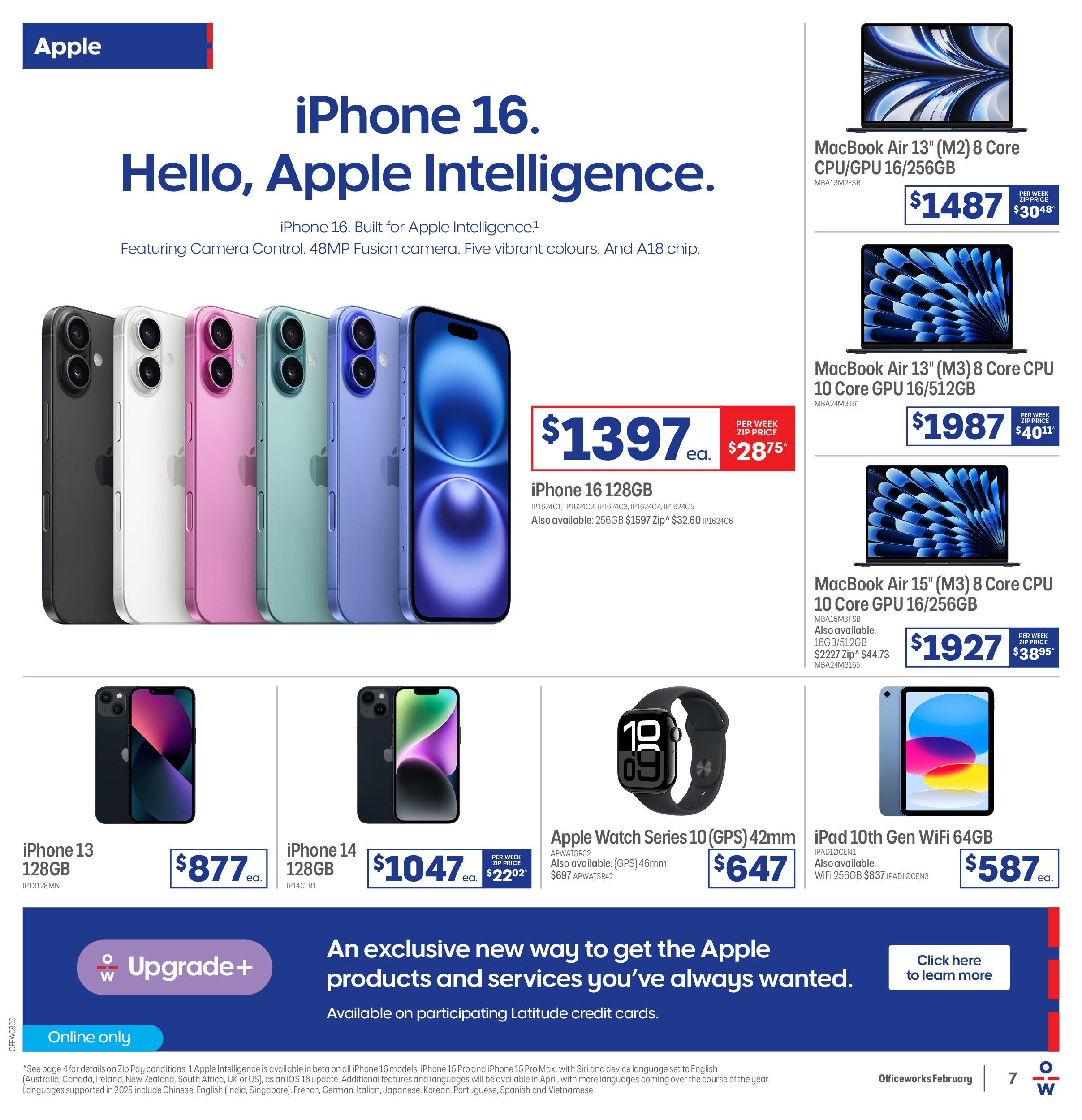 Officeworks Catalogue  - 12/02/2025 > weekly / monthly specials | Page: 7 | Products: Phone, Device, Watch, Camera