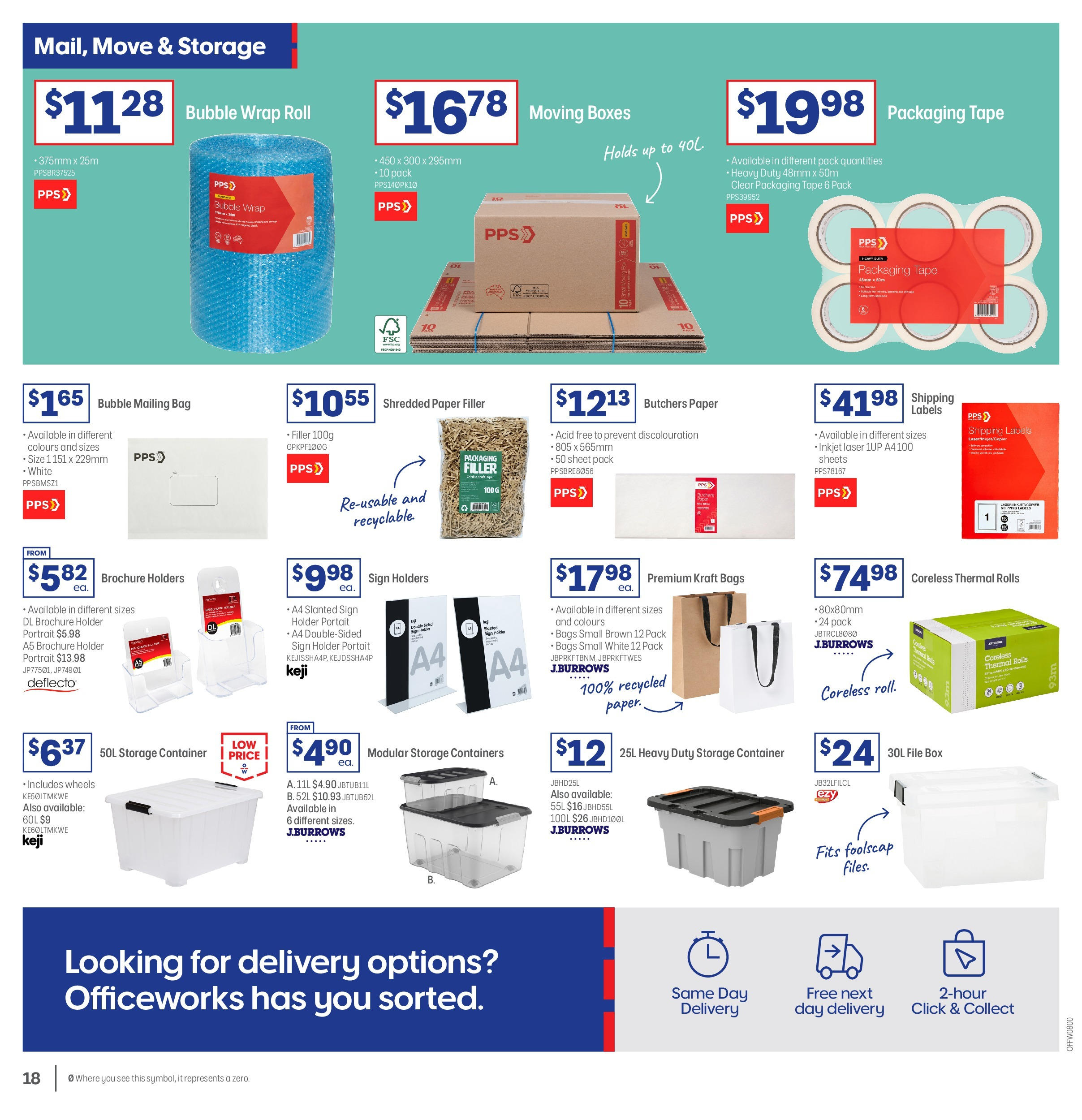 Officeworks Catalogue  - 12/02/2025 > weekly / monthly specials | Page: 18 | Products: Box, Bag