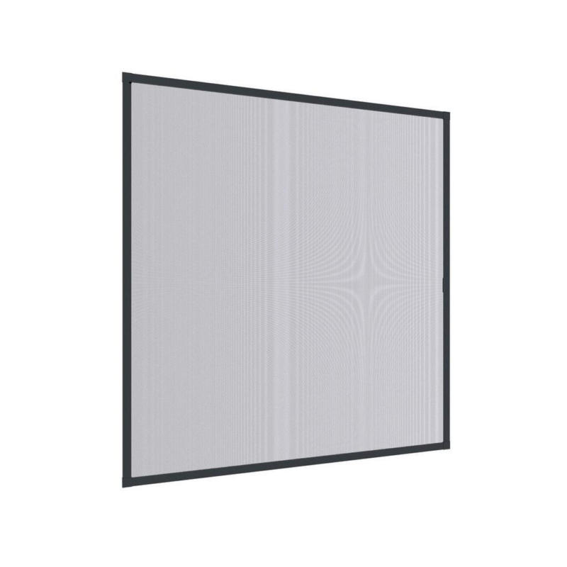 Fliegengitter Fenster 140x150 cm Anthrazit