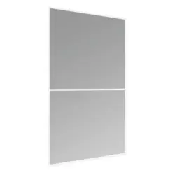 Fliegengitter Fenster 120x220 Cm Weiß