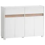 Möbelix Kommode 112,2 cm Cosmo, Weiß