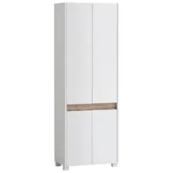 Schuhschrank Cosmo Weiß 4-Türig B: 56,9 cm