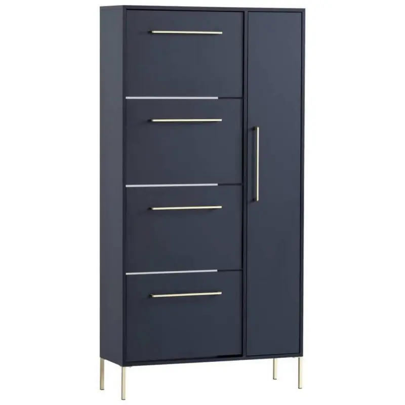 Schuhschrank Kenth Blau B: 88,4 Cm