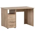 Möbelix Schreibtisch B 115,8cm H 74cm Niels, Wild Eiche Dekor