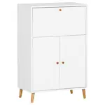 Möbelix Sekretär Serie 500 Weiß B: 65,2 cm