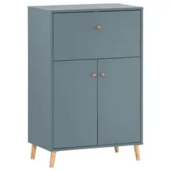 Sekret&auml;r Serie 500 Blau B: 65,2 cm
