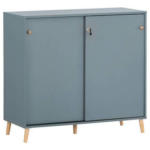 Möbelix Aktenschrank Serie 500 Blau B: 100,1 cm