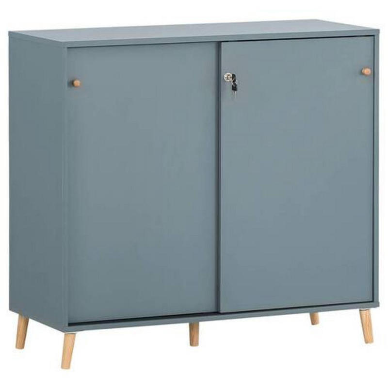 Aktenschrank Serie 500 Blau B: 100,1 cm