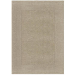 Handwebteppich Woll Bordüre Beige 160x230