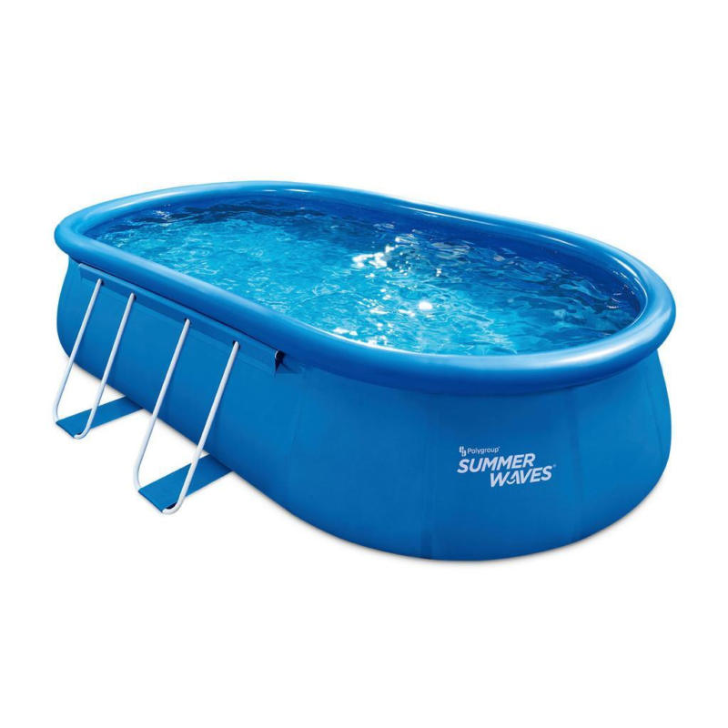 Aufstellpool Oval Mit Leiter L: 305 Cm