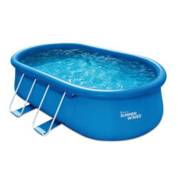 Aufstellpool Oval Mit Leiter L: 457 Cm