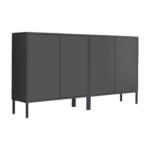 Möbelix Sideboard Mailand 2 B: 158cm Anthrazit