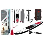 Möbelix Stand Up Paddle Aufblasbar Pure Grau/Rot/Schwarz/Weiß