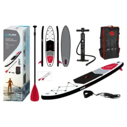 Stand Up Paddle Aufblasbar Pure Grau/Rot/Schwarz/Weiß