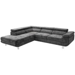 Ecksofa mit Schlaffunktion + Bettkasten Savona, Webstoff