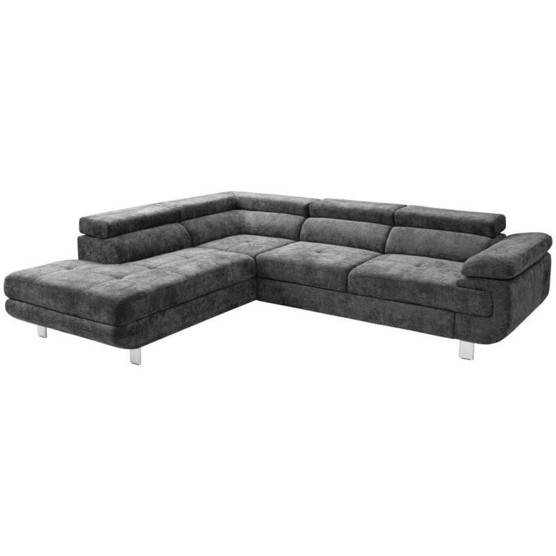 Ecksofa mit Schlaffunktion + Bettkasten Savona, Webstoff