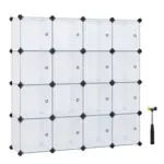 Möbelix Regalkombination 16 Würfel B: 153 Cm Metall/weiß