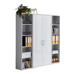 Office Edition B: 173 Cm Grau/weiß Hochglanz