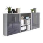 Möbelix Office Edition B: 253,2 Cm Grau/anthrazit