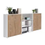 Möbelix Office Edition B: 253,2 Cm Eichefarben/weiß