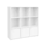 Möbelix Bücherregal Mit 3 Türen B: 98 Cm, Weiß