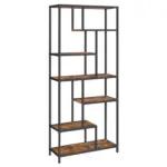 Möbelix Regal Regal B: 80 Cm Braun/schwarz