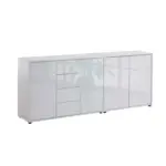 Möbelix Sideboard Mailand 15 B: 185 Cm Weiß