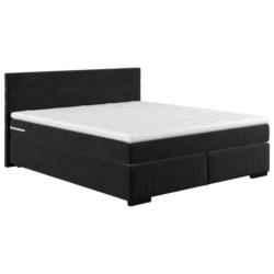 Boxspringbett mit Topper 160x200 cm Mammut, Braun