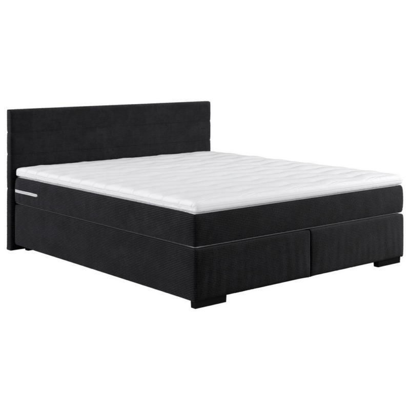 Boxspringbett Mit Topper 180x200 Cm Mammut, Braun