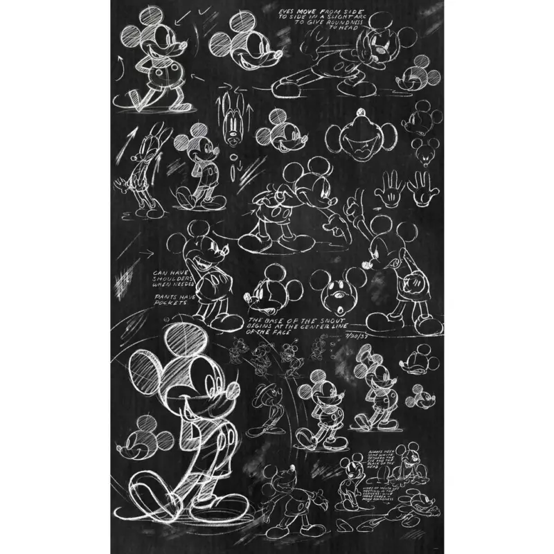VLIESTAPETE MICKEY CHALKBOARD