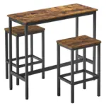 Möbelix Bar Set Vasagle 3-tlg. Set Braun, Schwarz