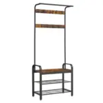 Möbelix Garderobenständer Vintage Braun, Schwarz, B: 72 cm