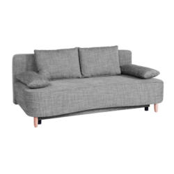 Schlafsofa mit Bettkasten Lara Magma Grau