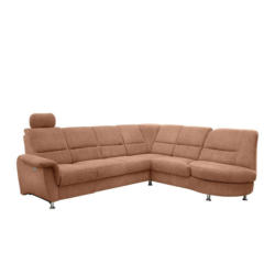 Ecksofa mit Relaxfunktion Parole Koralle Chenille