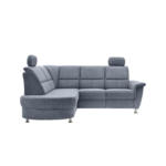 Möbelix Ecksofa mit Relaxfunktion Parole Hellblau Chenille