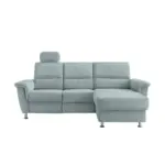 Möbelix Ecksofa mit Stauraum Parole Blau Chenille