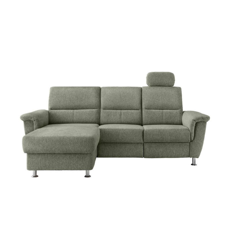 Ecksofa mit Stauraum Parole Grün Chenille