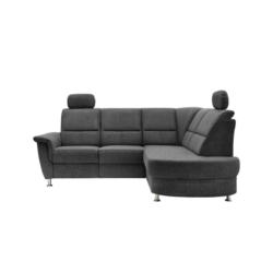 Ecksofa mit Stauraum Parole Anthrazit Chenille