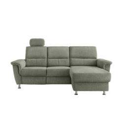 Ecksofa mit Stauraum Parole Grün Chenille