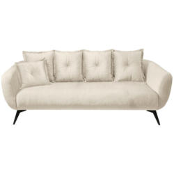 3-sitzer-sofa Baggio Beige, Schwarz, B: 236 Cm