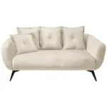 M&ouml;belix 2,5-sitzer-sofa Baggio Beige, Schwarz, B: 196 Cm