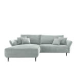 Möbelix Ecksofa Vanilla Blau S: 178x264-302 cm