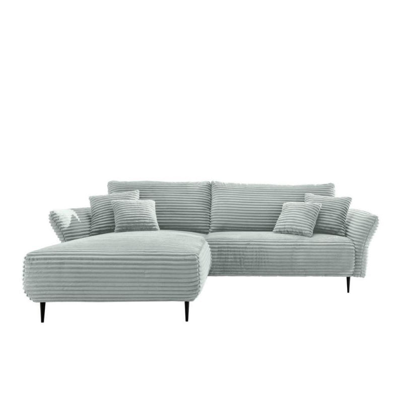 Ecksofa Vanilla Blau S: 178x264-302 cm